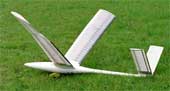 ornithopter model EV8, vleugel boven