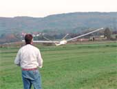 hand launching with airspeed control